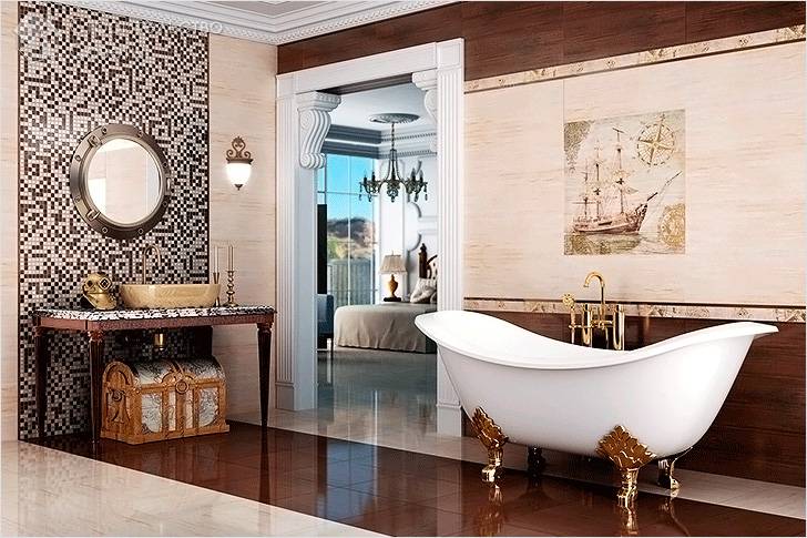 Ванная комната в морском стиле » My-Craftmine.Ru — Качественные Решения Вашего Ремонта!