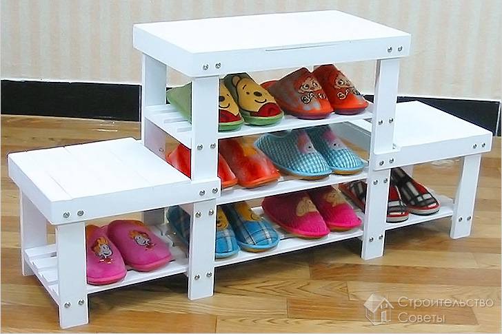 Как сделать полку для обуви своими руками » My-Craftmine.Ru — Качественные Решения Вашего Ремонта!